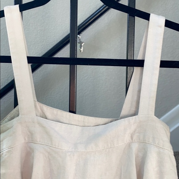 White canvas style tank top - Picture 3 of 3